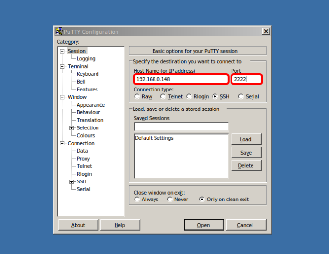 IP-Address-Port-Number-Putty