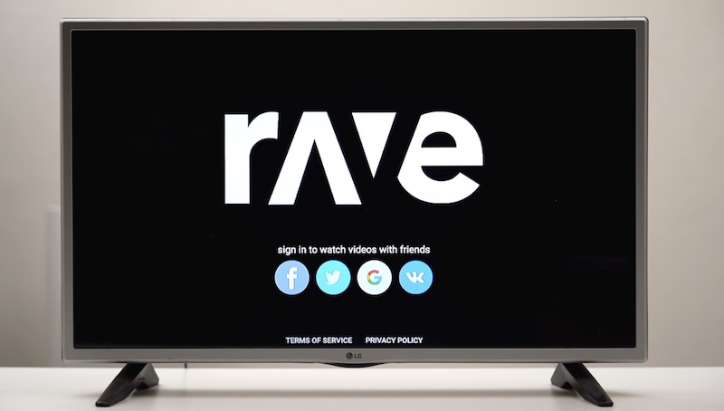Instale la aplicación Rave Android TV