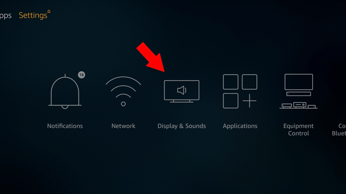 Firestick Display y Configuración de sonido
