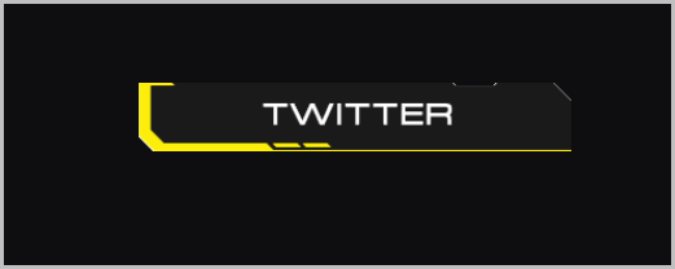 Panel de Twitter en Twitch 