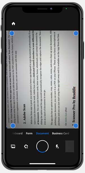 Adobe Scan - Mejor aplicación de escaneo