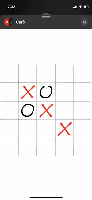 Caro es un tictactoe en esteroides para iMessage 
