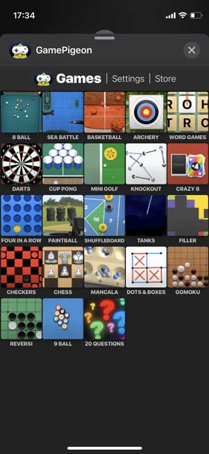 GamePigeon: tiene una colección de pequeños juegos de iMessage para iPhone