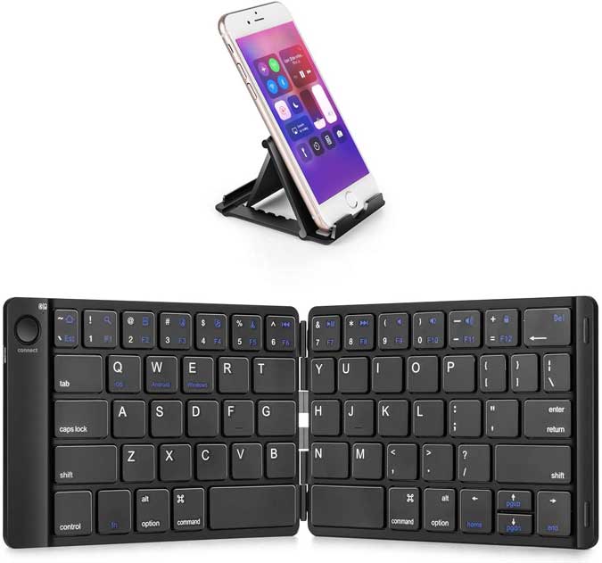 teclado plegable para iPhone