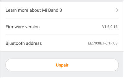 Control de la cámara de la banda de mi- Bluetooth Agregar
