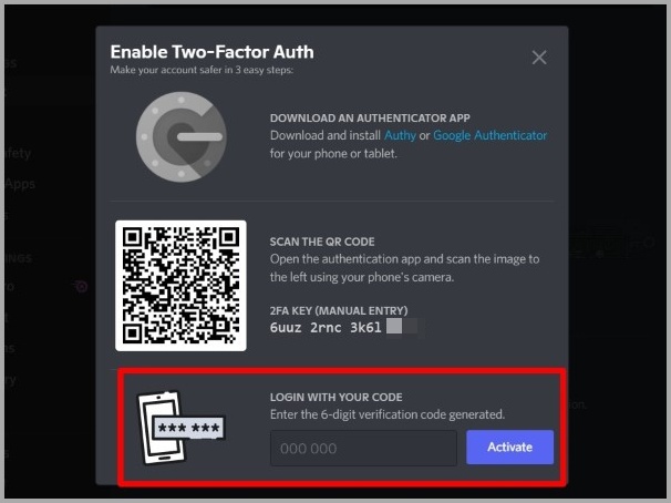 Descargar la aplicación de autenticación