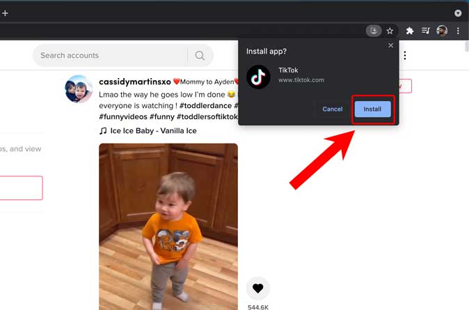 Instale Tiktok en Chrome