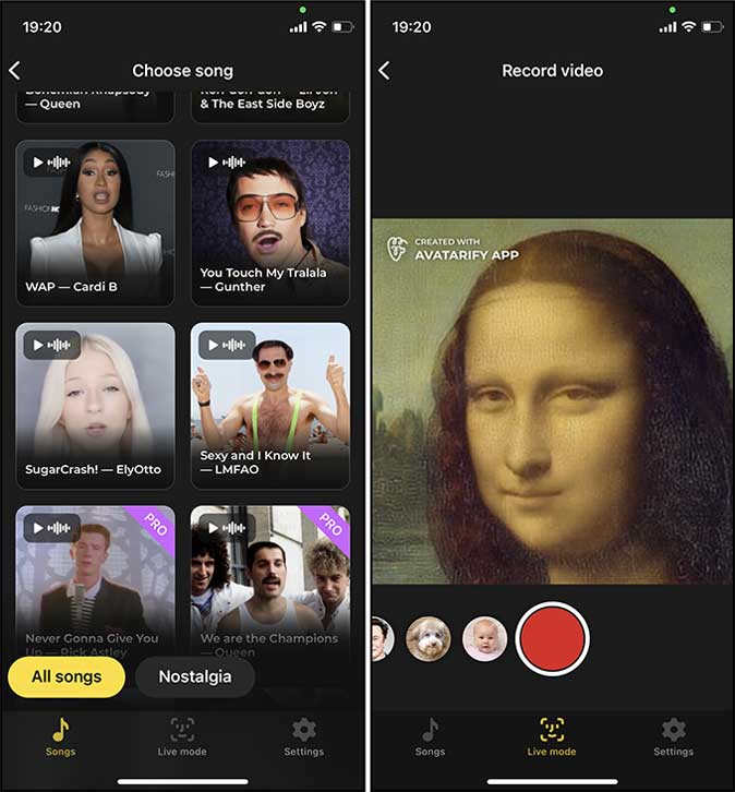 avtarify- crea videoclips con tu foto