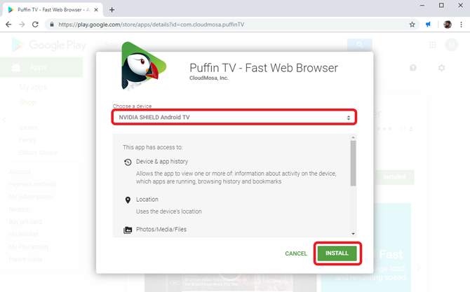 Instale Chrome en Android TV- Instalar en y TV