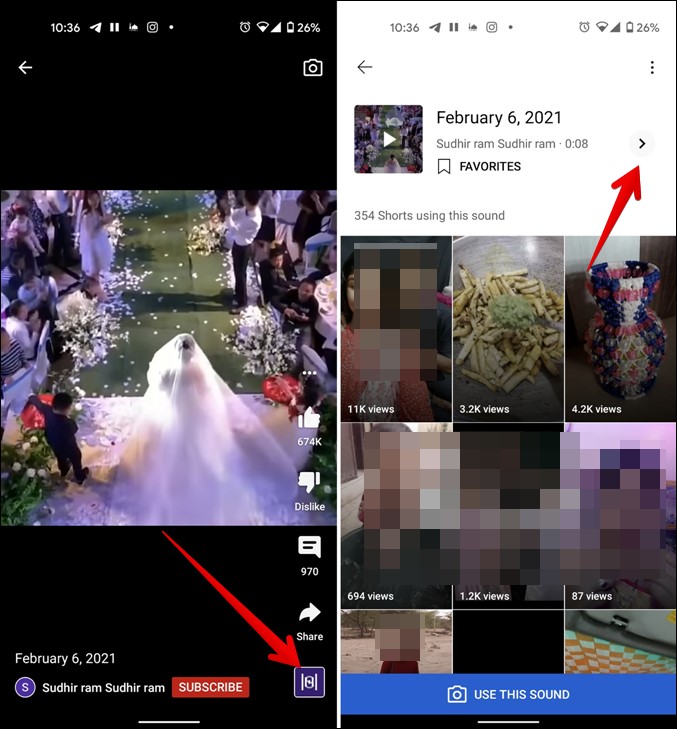 Video de YouTube Shorts Ver de costumbre