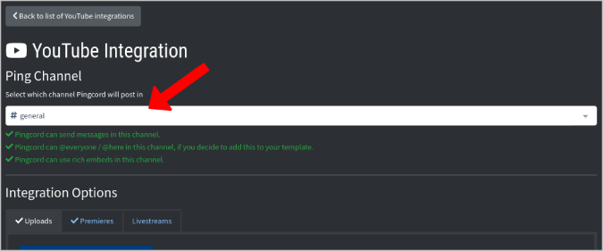 Integración de YouTube a Discord con Pingcord