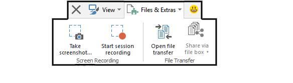 Inicie la sesión de grabación, tome una instantánea o simplemente transfiera archivos.