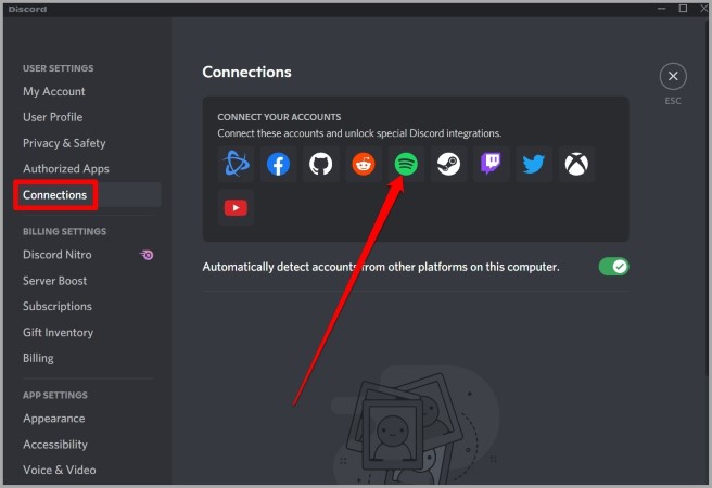 Enlace Spotify a Discord