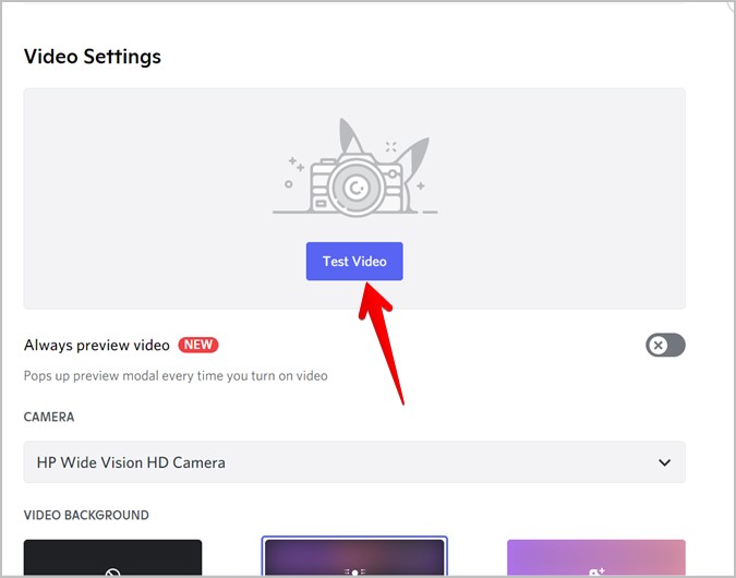 Prueba de fondo de video de discordia