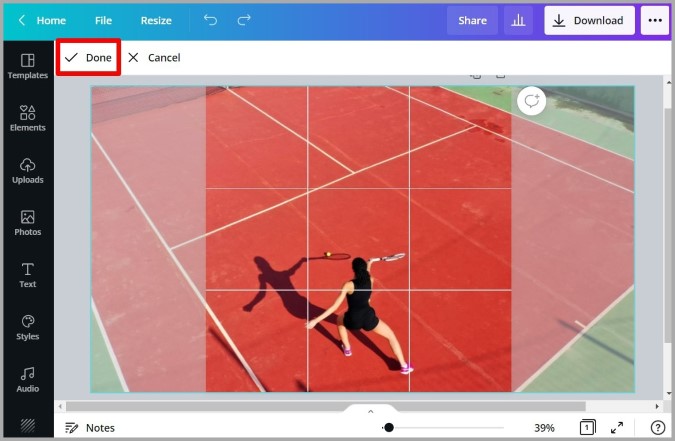 Imágenes de recorte en Canva