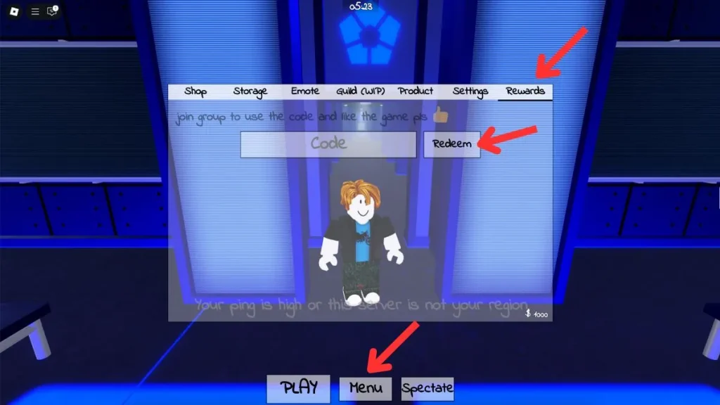 canjear códigos de pestillo de retraso de Roblox (1)
