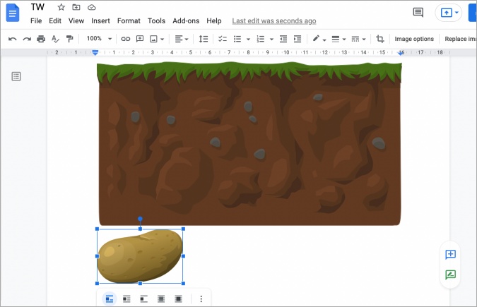 Agregar imágenes en Google Docs