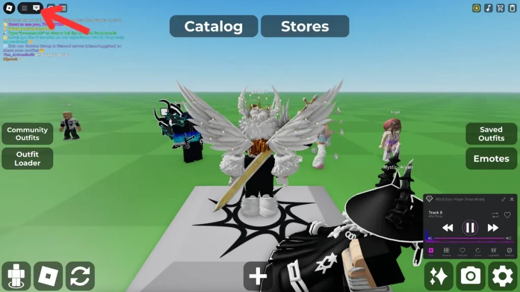 Redime los códigos de creador de avatar de catálogo de Roblox