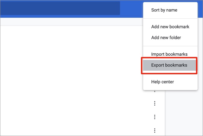 Exportar marcadores de Chrome
