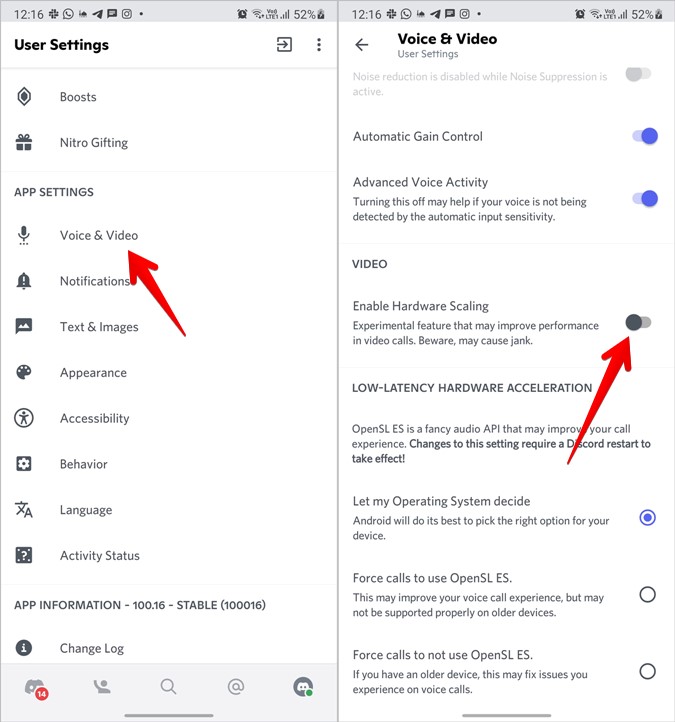 Fix Discord sigue bloqueando la escala de hardware apagado