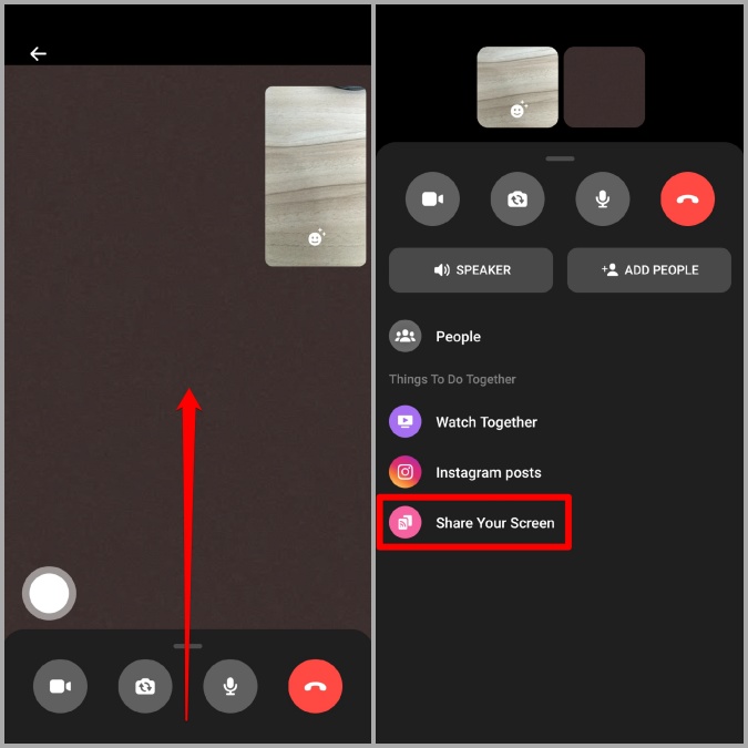 Comparta su pantalla en Android