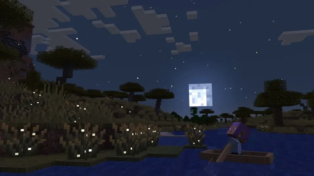 arbustos de luciérnaga minecraft