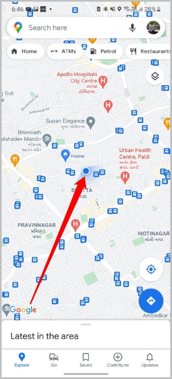 Aplicación de Google Maps