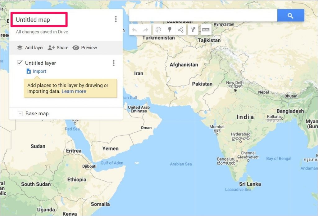 Cambiar el nombre de mapa personalizado