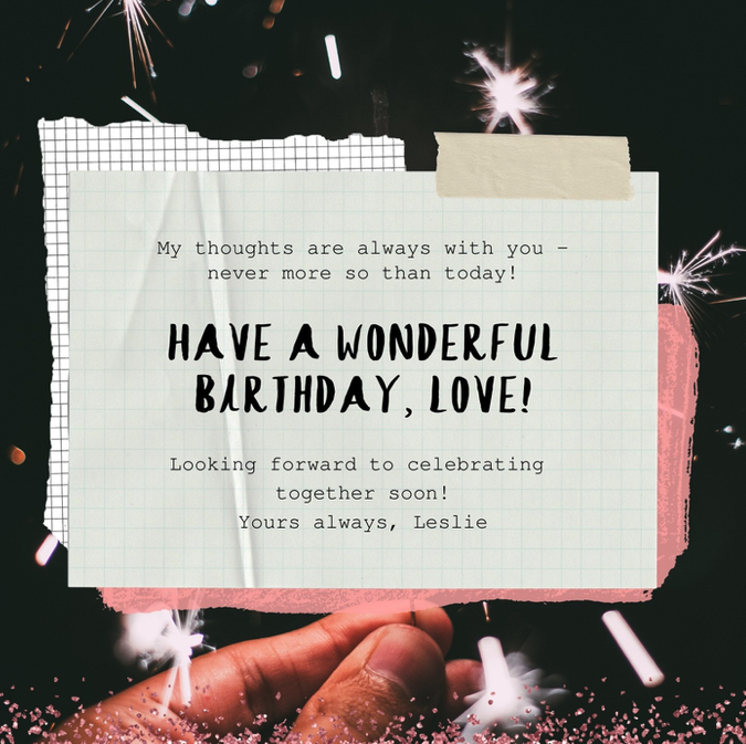 Plantilla de feliz cumpleaños de Canva