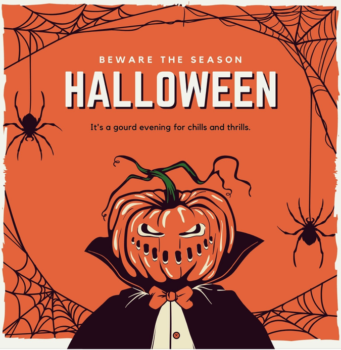 Plantilla de Canva Holloween