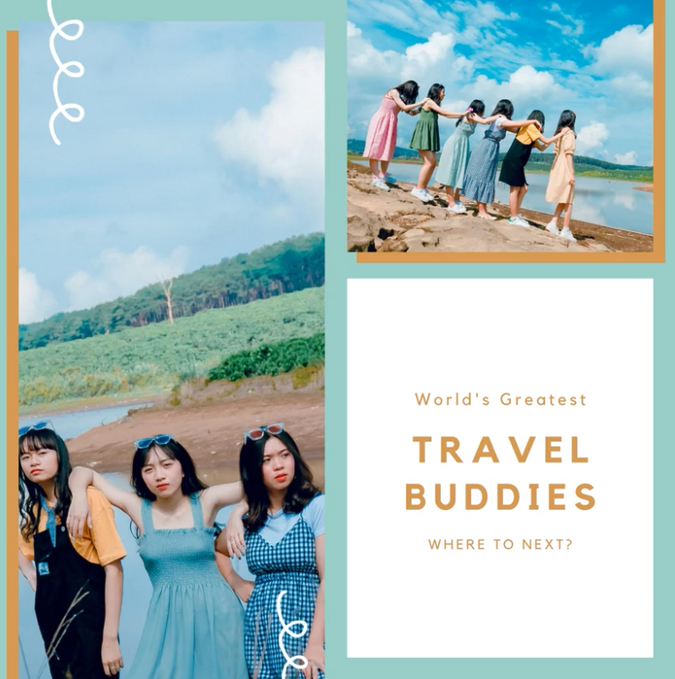 Plantilla de viaje de Canva