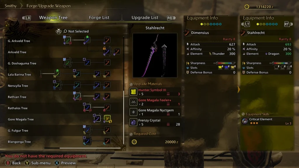 La mejor espada larga en Monster Hunter Wilds