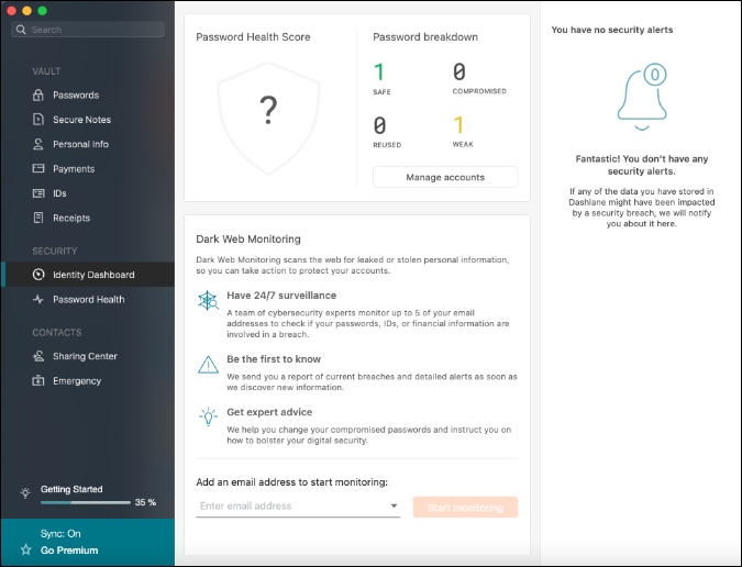Auditoría de Dashlane