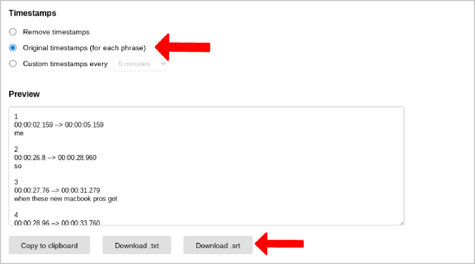 Descargar los subtítulos de YouTube como archivo SRT