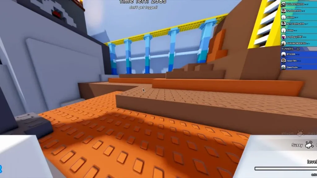 Correr en una caza de juegos de etiqueta sin título