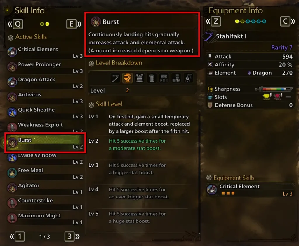Las armas lentas favorecen el daño crudo en Mosnter Hunter Wilds