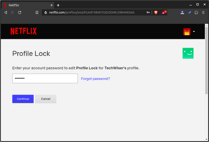 Verify_enter_account_password: cómo configurar los controles parentales en Netflix