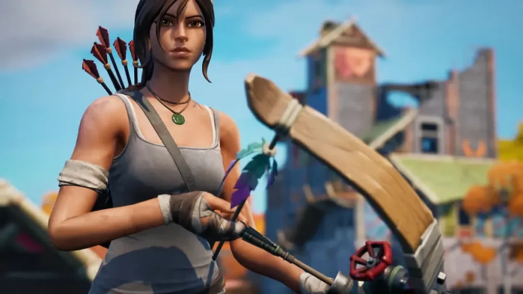 Lara Croft Skin en Fortnite Capítulo 2 Temporada 6