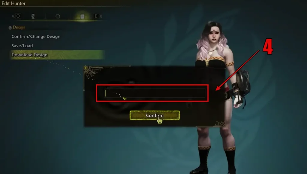 Códigos de diseño de personajes Monster Hunter Wilds