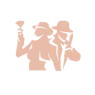 Capa y daga de rosa y cuchillo