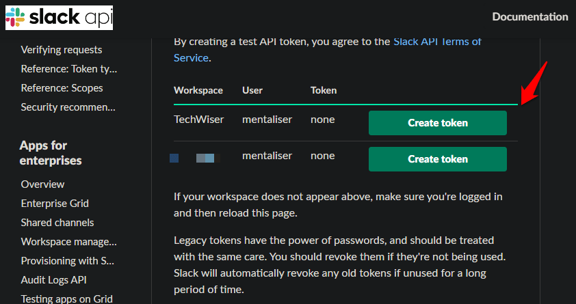 Generar API de token flojo