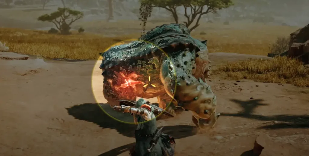 Sistema de combate de modo de enfoque en Monster Hunter Wilds