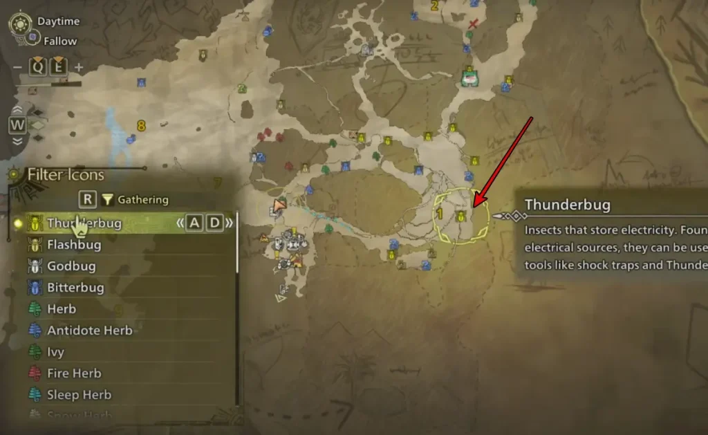 Thunderbug Monster Hunter Wilds