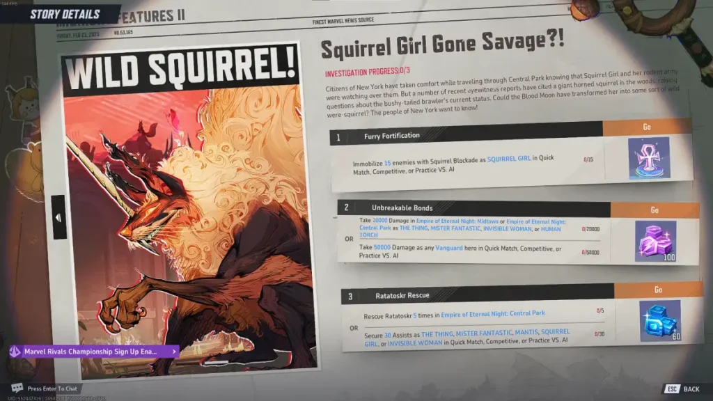 Squirrel Girl Gone Savage Marvel Rivals