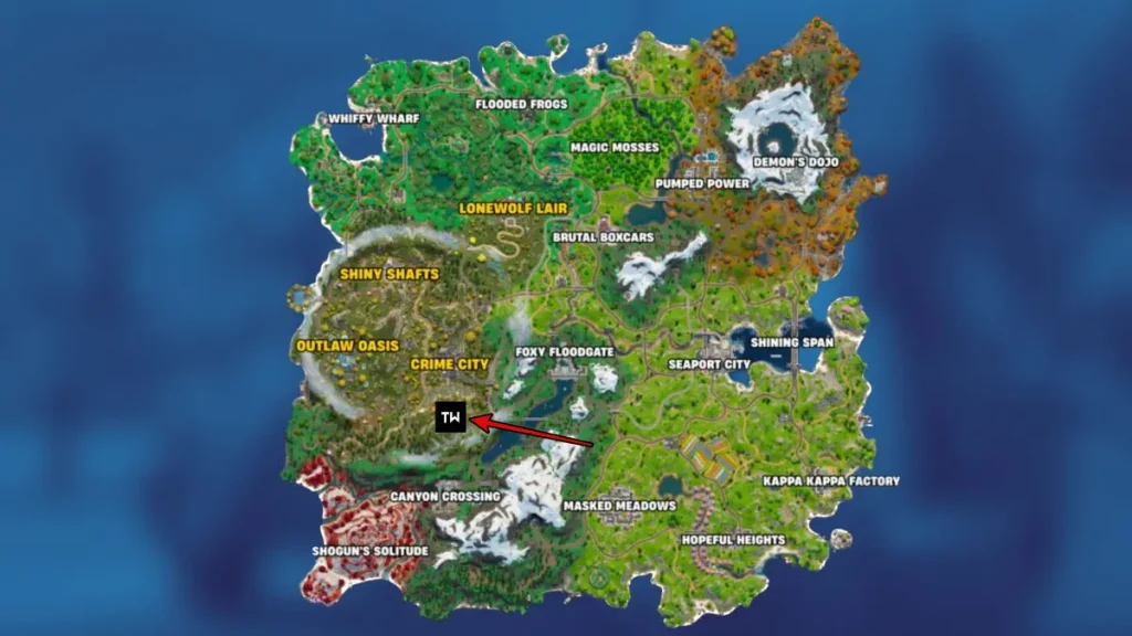Únase a la ubicación de Wolf Pack Hidden Quest Fortnite
