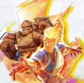 Dos en uno rivales de Marvel de spray