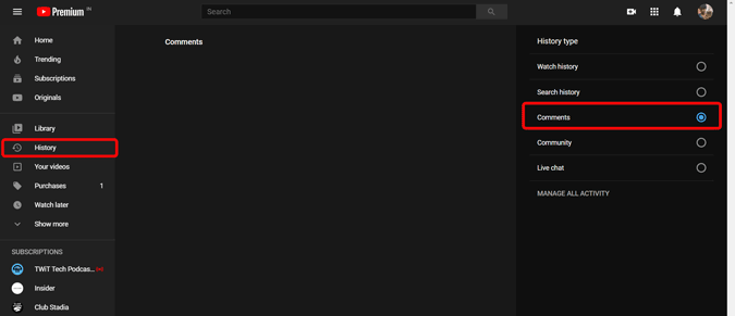 Todos los comentarios eliminados en YouTube 
