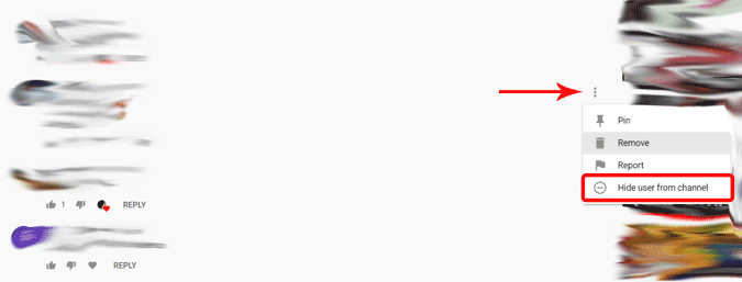 Ocultar a los usuarios de mi canal de YouTube