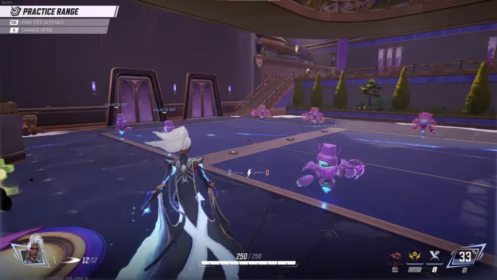 Área de entrenamiento de apoyo en Rivals Marvel