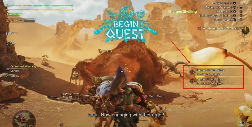 Sistema de respuesta del jugador Monster Hunter Wilds SOS Flare